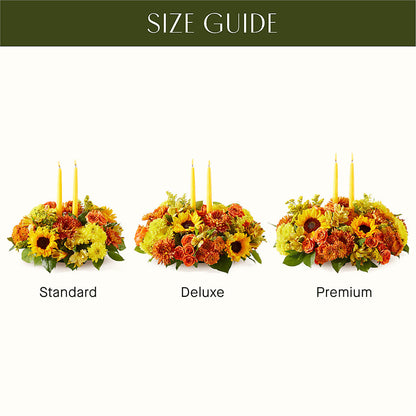 Autumn Harmony Centerpiece –  Flowers By Monica Kelly, Sebastian FL