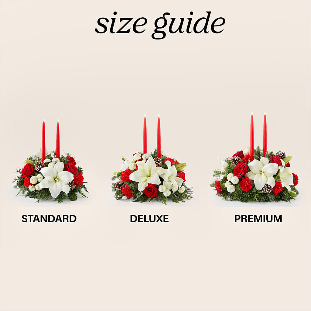 Seasonal Festivities Centerpiece –  Flowers By Monica Kelly, Sebastian FL