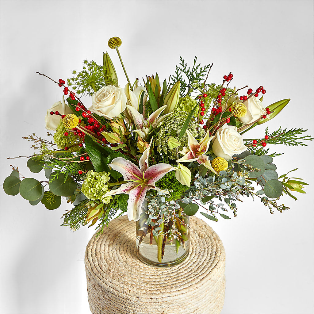 Berry & Bright Bouquet –  Flowers By Monica Kelly, Sebastian FL