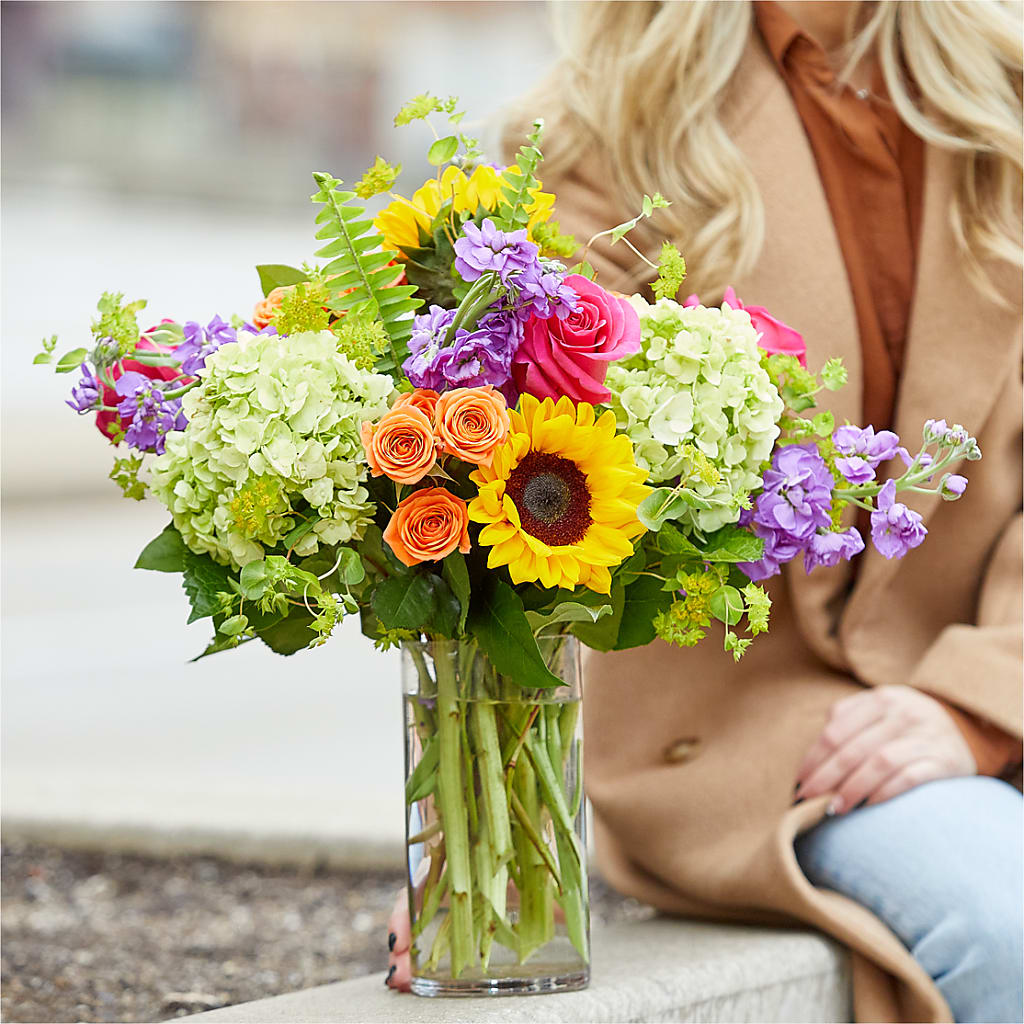 Vibrant Greetings Bouquet –  Flowers By Monica Kelly, Sebastian FL