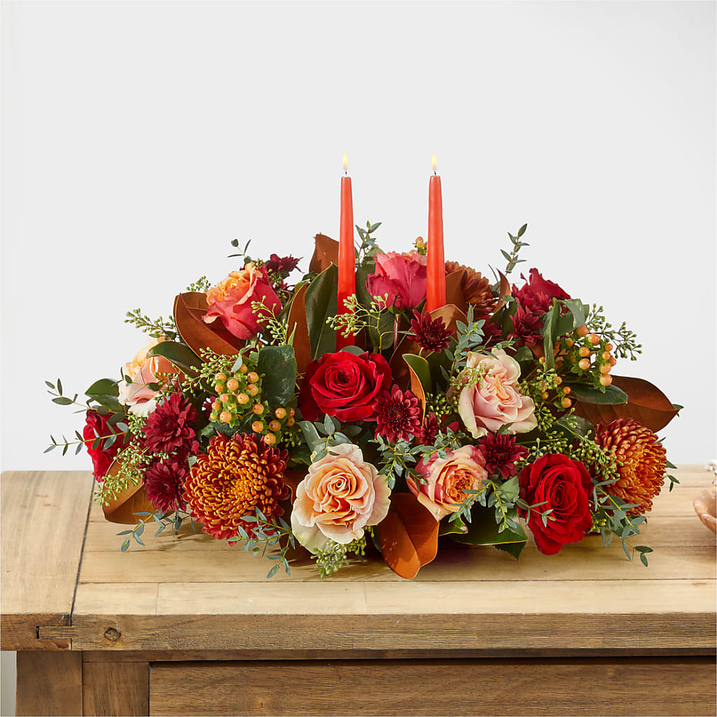 Gather Near Centerpiece –  Flowers By Monica Kelly, Sebastian FL
