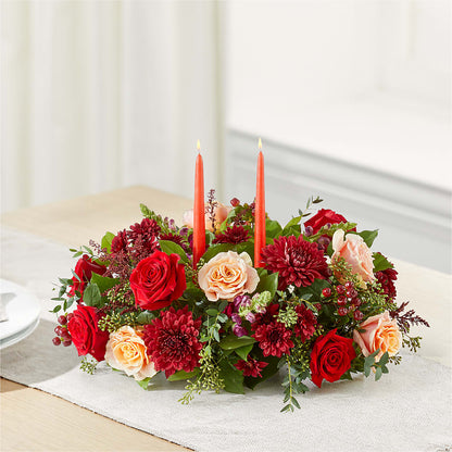 Most Thankful Centerpiece –  Flowers By Monica Kelly, Sebastian FL