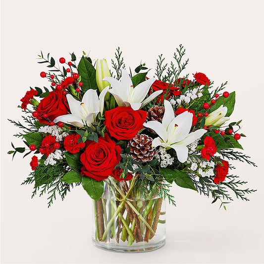 Best in Snow Bouquet –  Flowers By Monica Kelly, Sebastian FL