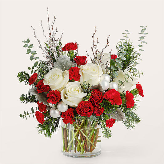 Trimming the Tree Bouquet –  Flowers By Monica Kelly, Sebastian FL