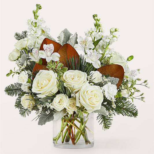 Fresh Snowfall Bouquet –  Flowers By Monica Kelly, Sebastian FL
