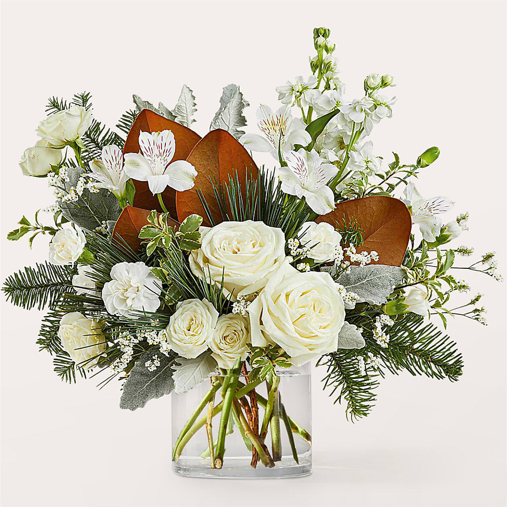 Fresh Snowfall Bouquet –  Flowers By Monica Kelly, Sebastian FL