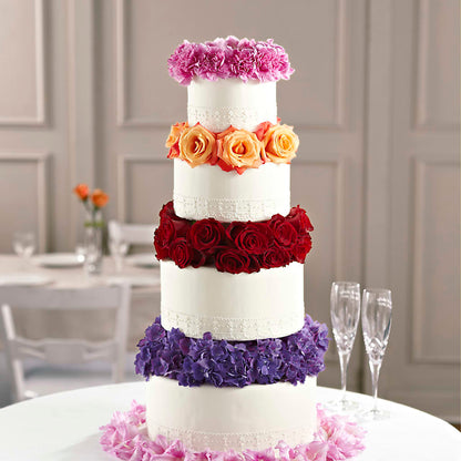 Infinite Love Cake Décor –  Flowers By Monica Kelly, Sebastian FL