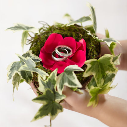 Lila Rose Ring Nest –  Flowers By Monica Kelly, Sebastian FL