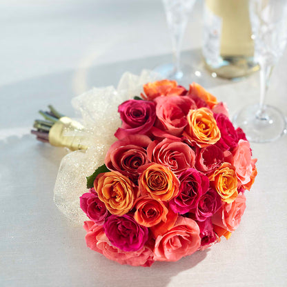 Sweet Roses Bouquet –  Flowers By Monica Kelly, Sebastian FL