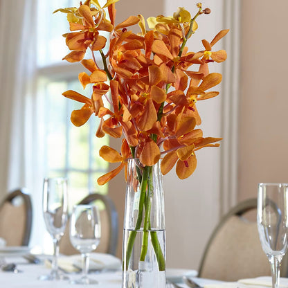Orange Mokara Bud Vase –  Flowers By Monica Kelly, Sebastian FL